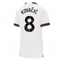 Camiseta Manchester City Mateo Kovacic #8 Segunda Equipación Replica 2023-24 para mujer mangas cortas